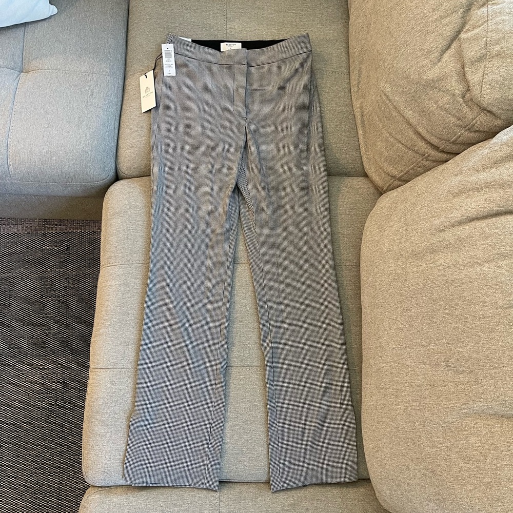 Babaton Aritzia Black and White Pants